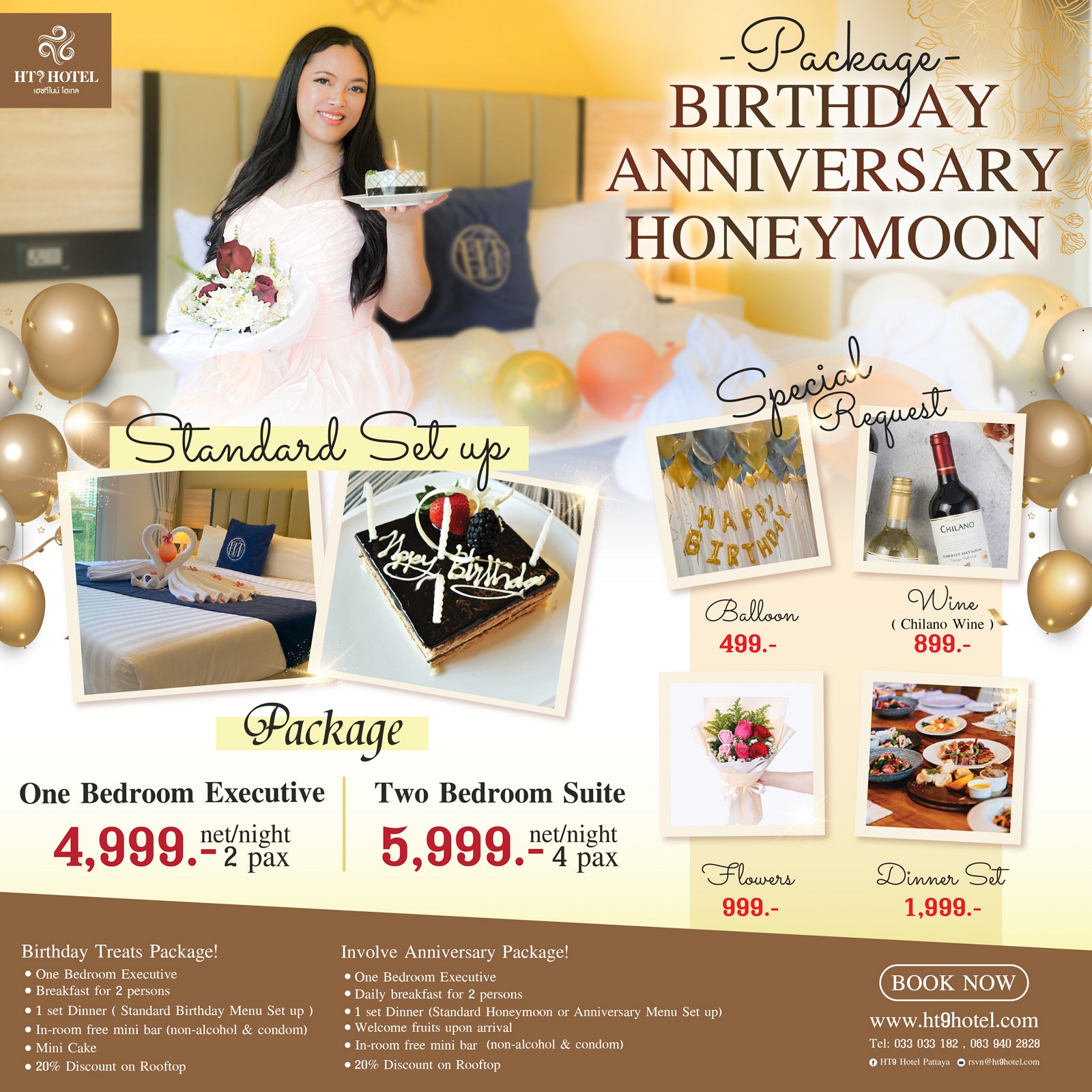 Birthday / Honeymoon / Anniversary
